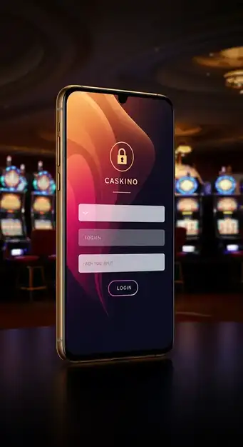 Écran de connexion Play Regal Casino affichant les champs email et mot de passe, avec des éléments de sécurité visuels comme un cadenas et une connexion SSL, garantissant un accès sécurisé à votre espace personnel.